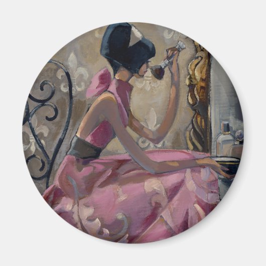 Trish Biddle Powder Pink Vanity Magnet (Vorne)