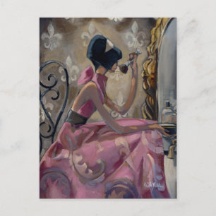 Trish Biddle Powder Pink Vanity Postkarte