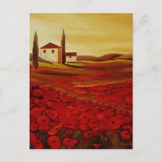 Trish Biddle Tuscany Serie Postkarte (Vorderseite)