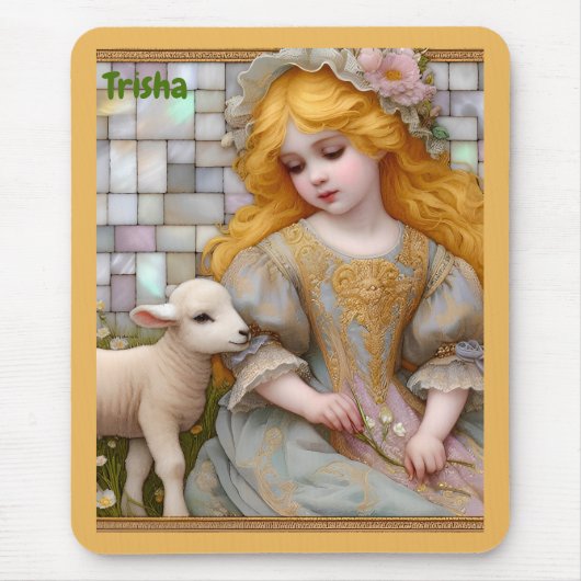 TRISHA ~ Pastel Girl Piglet ~ Mousepad (Vorne)