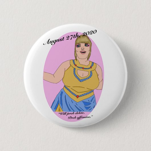 Trisha Paytas King Tut Button (Vorderseite)