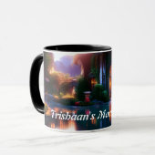 Trishaans Morgentee Tasse (Vorderseite Links)