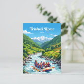 Trishuli Fluss Nepal Postkarte (Stehend Vorderseite)