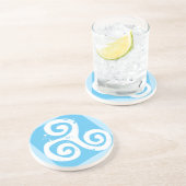 Triskel Celtic Irish Breton Symbol des Lebens Getränkeuntersetzer (Seite)