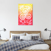 Triskel Leinwanddruck (Insitu (Schlafzimmer))