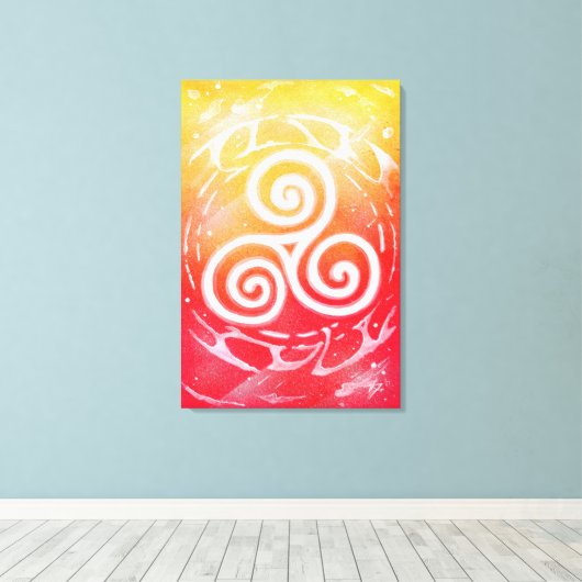 Triskel Leinwanddruck (Insitu (Holzboden))