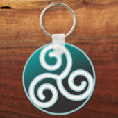 Triskele Celtic Spiral Schlüsselanhänger (Vorderseite)