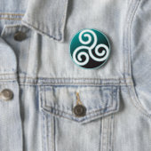 Triskele Celtic-Spirale Button (Beispiel)