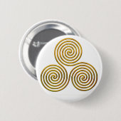 Triskele-gold Button (Vorne & Hinten)