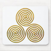 Triskele-gold Mousepad (Vorne)