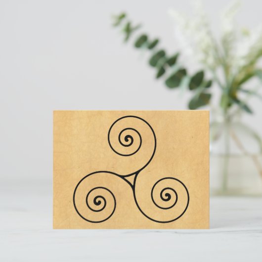 Triskele Postkarte (Stehend Vorderseite)