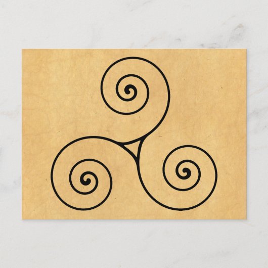 Triskele Postkarte (Vorderseite)