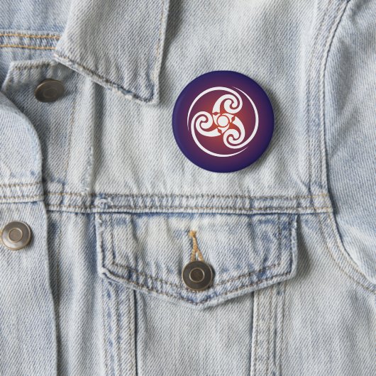 Triskele, Triple Spiral, Triskelion Symbol Celtic Button (Beispiel)