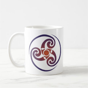 Triskele, Triple Spiral, Triskelion Symbol Celtic Kaffeetasse