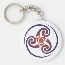 Triskele, Triple Spiral, Triskelion Symbol Celtic Schlüsselanhänger