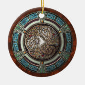 Triskelion Anhänger/Verzierung Keramik Ornament (Vorne)