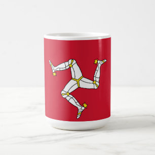 Triskelion Isle of man flagge Kaffeetasse