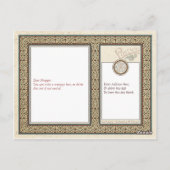 Triskelion Mandala II Postkarte (Rückseite)