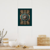 Triskelion Mandala Poster (16x20") (Küche)
