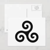 Triskelion Postkarte (Vorne/Hinten)