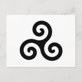 Triskelion Postkarte (Vorderseite)