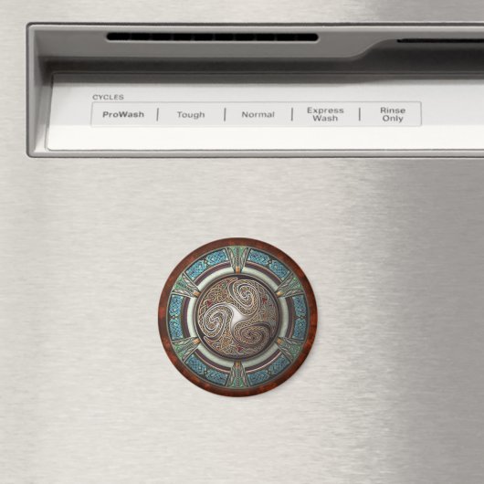 Triskelion Round Magnet (In Situ (Geschirrspüler))