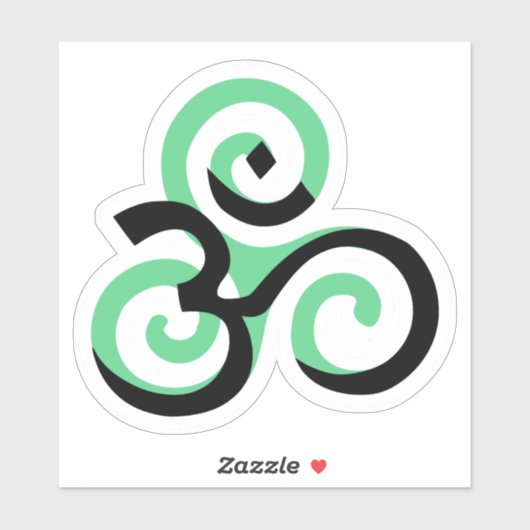 Triskell Om. Essenz Aufkleber (Blatt)