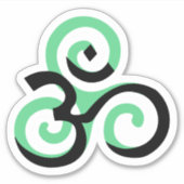 Triskell Om. Essenz Aufkleber (Vorderseite)