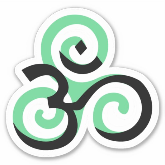 Triskell Om. Essenz Aufkleber (Vorderseite)