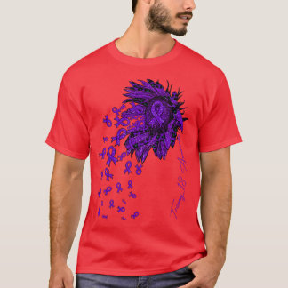 Trisomy 18 Awareness Sonnenblumen Band Blume falle T-Shirt