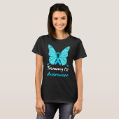 Trisomy 18 Butterfly Support Light Blue T-Shirt (Vorne ganz)