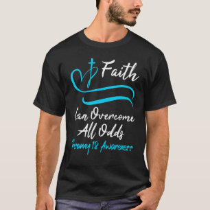 Trisomy 18 Christliche Cross-Support-Light T-Shirt