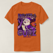 Trisomy 18 Wachsamkeitsleopard Weihnachtskuren San T-Shirt (Design vorne)