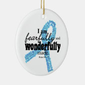 Trisomy 18 Weihnachtsdekoration Keramikornament (Rechts)