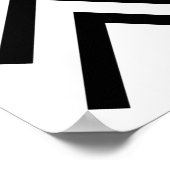 Trisomy 21 Down Syndrom Drei Chromosomenpfeile Poster (Ecke)