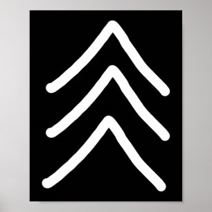 Trisomy 21 Down Syndrom Drei Chromosomenpfeile Poster