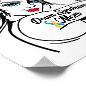 Trisomy 21 Down Syndrome Mama Rosie The Riveter Poster (Ecke)