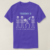 Trisomy 8 Shirt Dabbing Skelett Es ist gut, Dif zu (Design vorne)