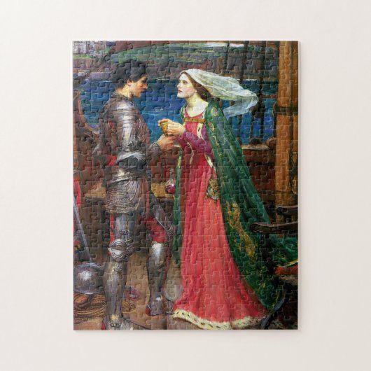 Tristan and Isolde, c. 1916 by John Waterhouse Puzzle (Vertikal)
