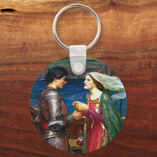 Tristan and Isolde, c. 1916 by John Waterhouse Schlüsselanhänger (Rückseite)