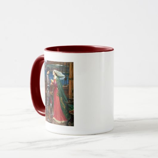 Tristan and Isolde, c. 1916 by John Waterhouse Tasse (Vorderseite Links)