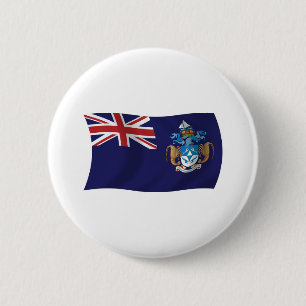 Tristan Da Cunha Flag Button