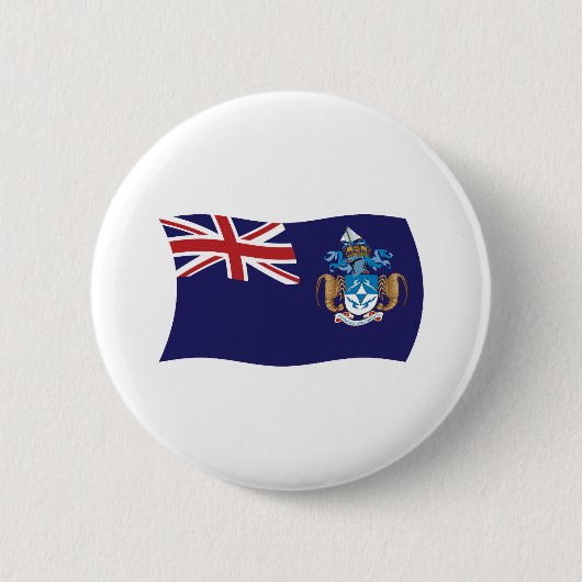 Tristan Da Cunha Flag Button (Vorderseite)