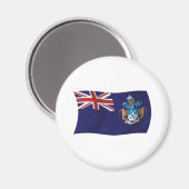 Tristan Da Cunha Flag Magnet (Vorderseite/Rückseite)