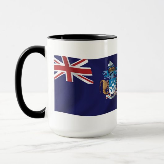 Tristan Da Cunha Flag Tasse (Links)