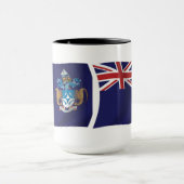 Tristan Da Cunha Flag Tasse (Zentrum)