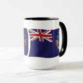 Tristan Da Cunha Flag Tasse (VorderseiteRechts)