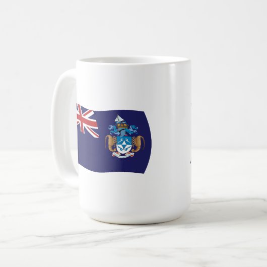 Tristan Da Cunha Flag Tasse (Vorderseite Links)