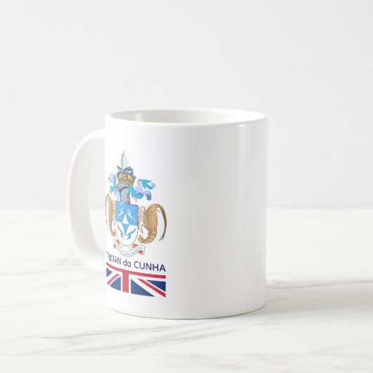 Tristan da Cunha Kaffeetasse (Vorderseite Links)