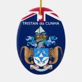 Tristan da Cunha Keramik Ornament (Vorne)
